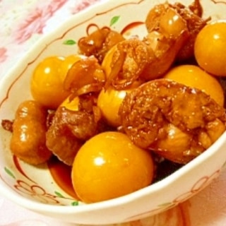 貧血予防にも❤鶏きんかんの生姜煮付❤